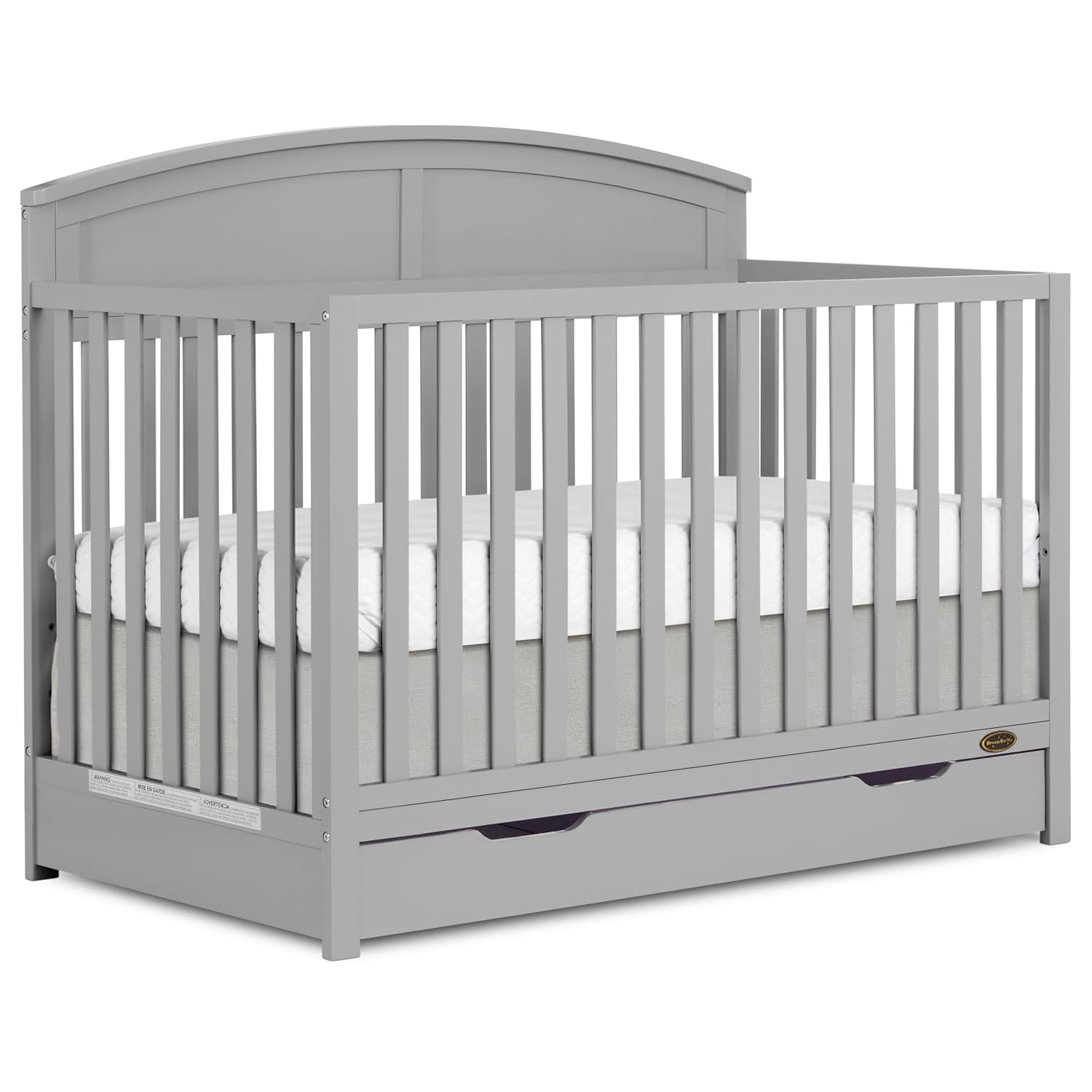 Dream On Me Storybrooke 5-in-1 Convertible Crib for Growing Kids
