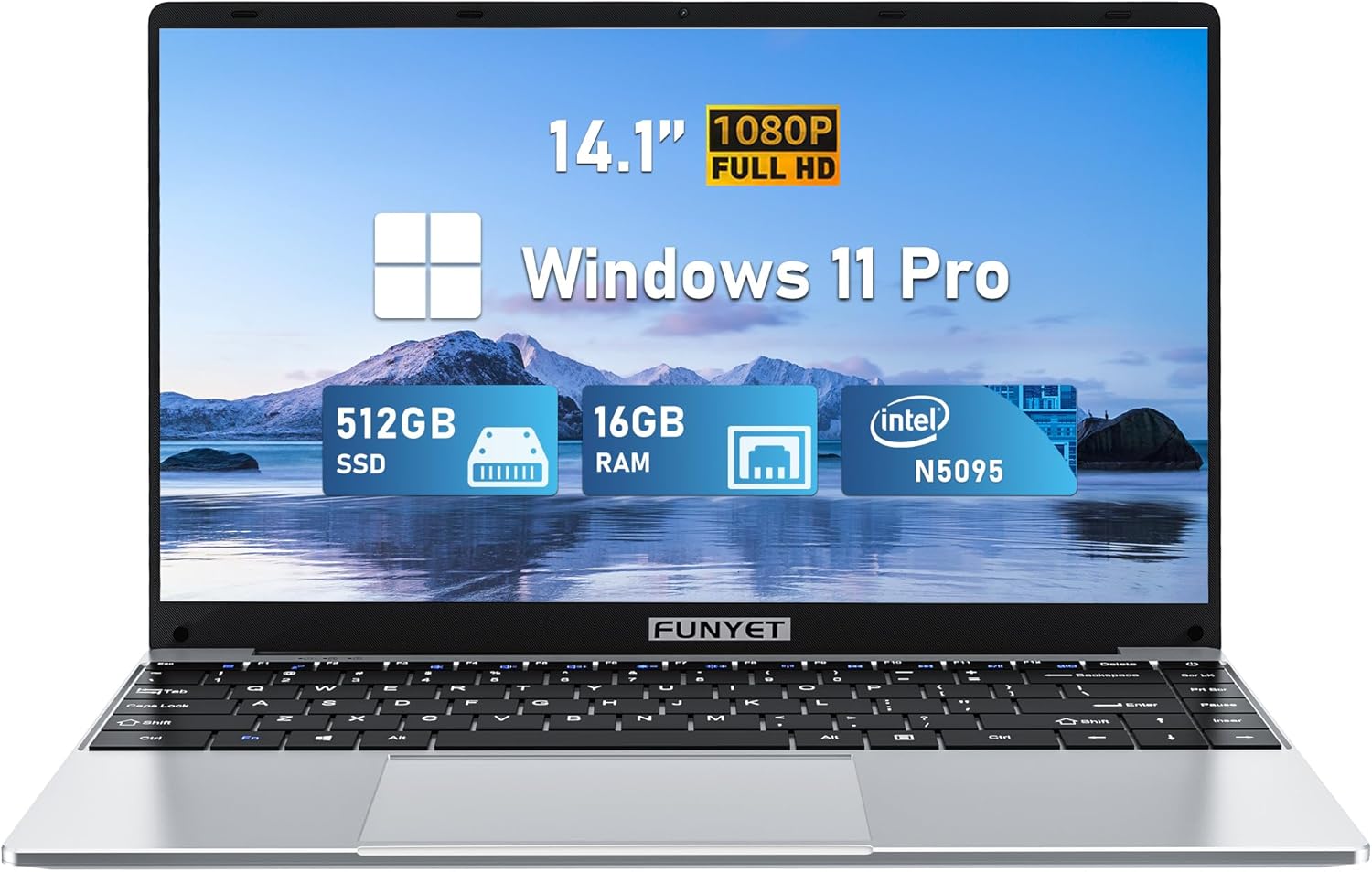 14 Inch Gaming Laptop with 16GB RAM and 512GB SSD Performance
