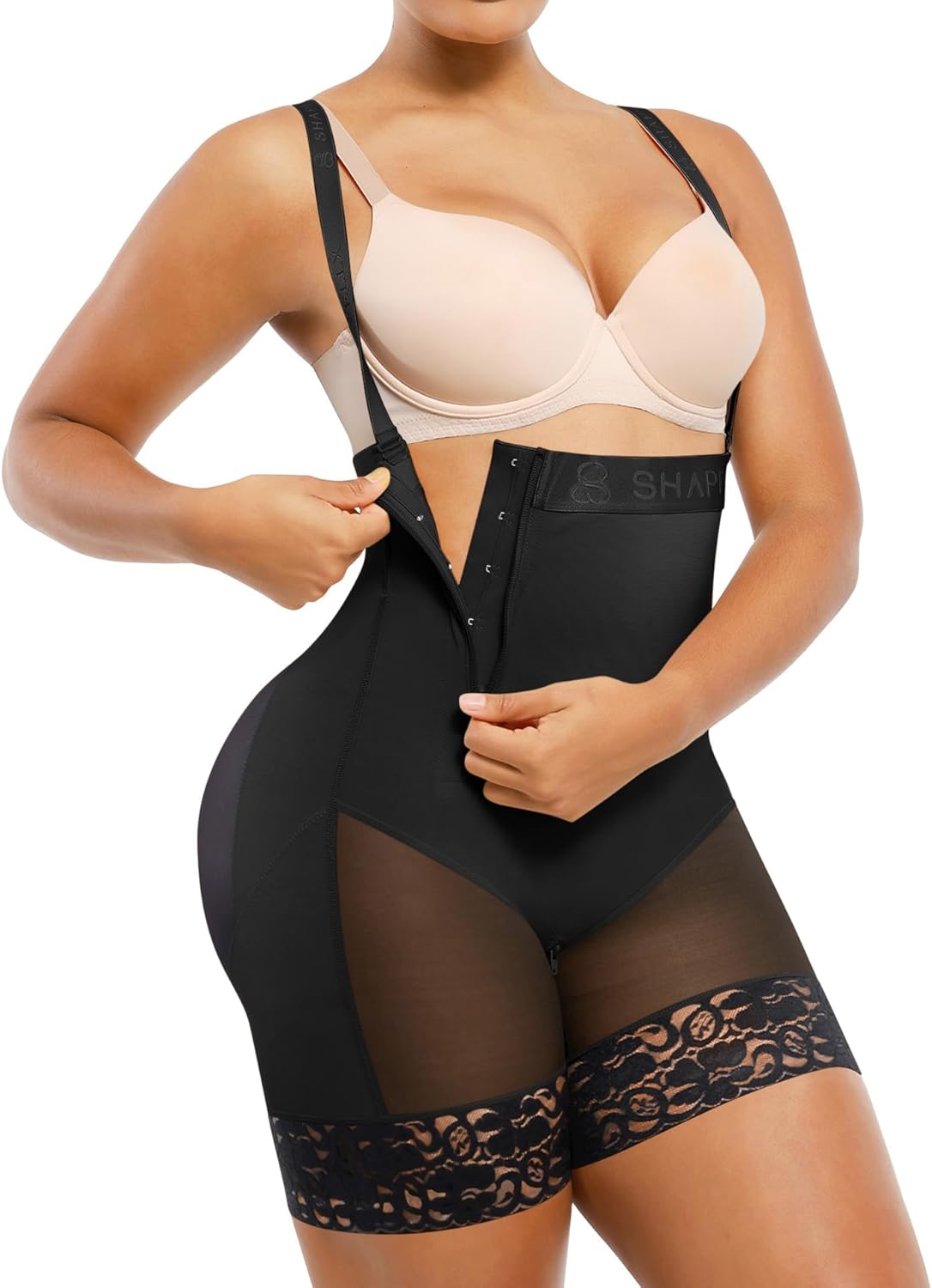 SHAPELLX Shapewear Tummy Control Fajas for Women Butt Lift