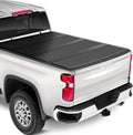 Hard Quad-Fold Truck Bed Tonneau Cover Compatible with 2007-2025