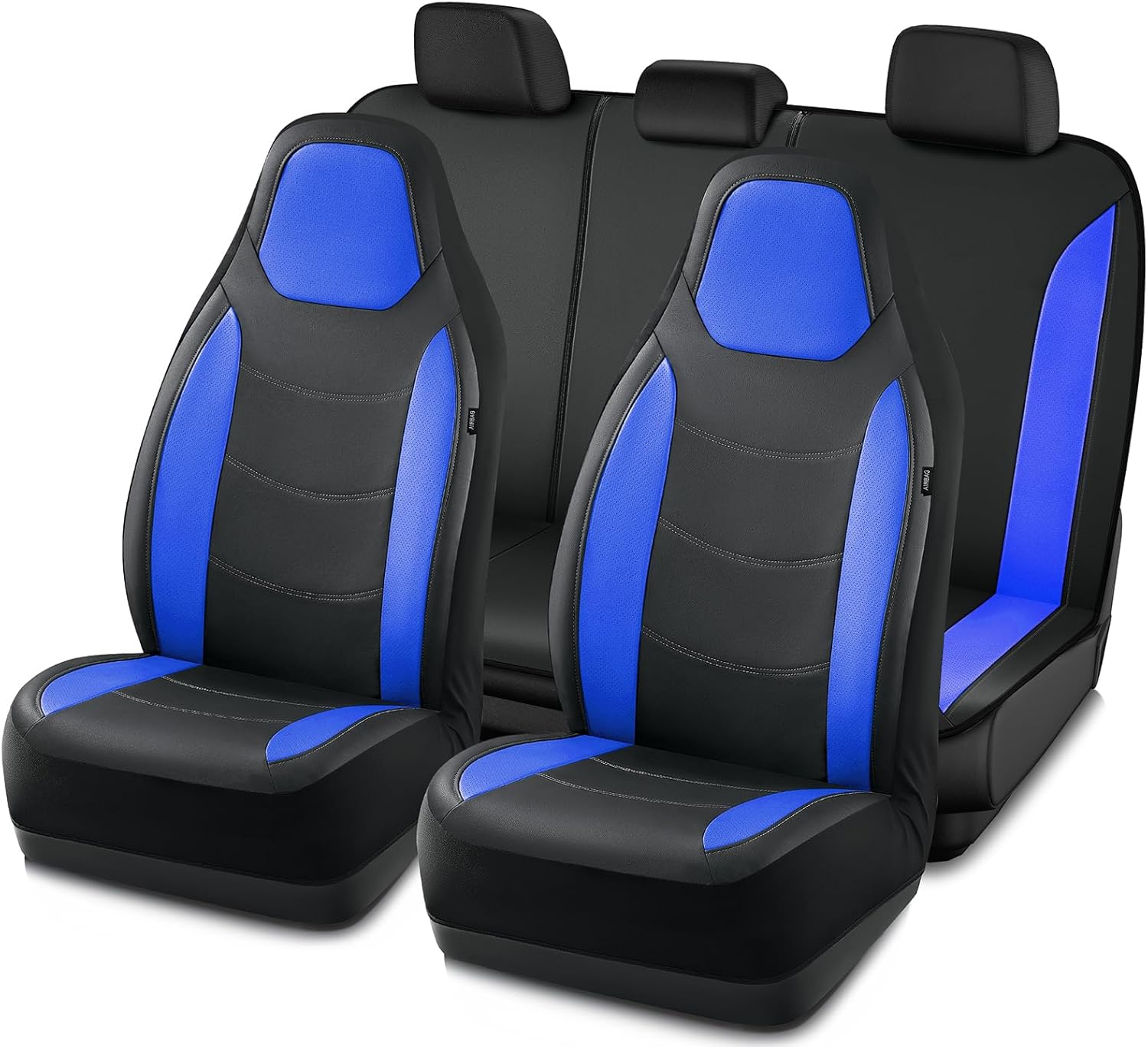 Road Comforts Leather Seat Cover Full Set for Cars and SUVs