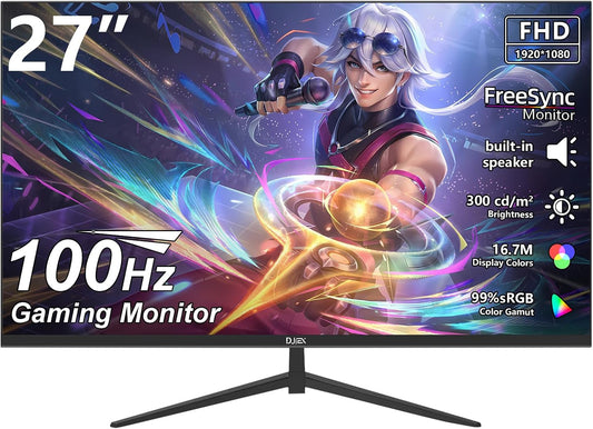 27 Inch Gaming Monitor with 100Hz Refresh Rate for Immersive Play