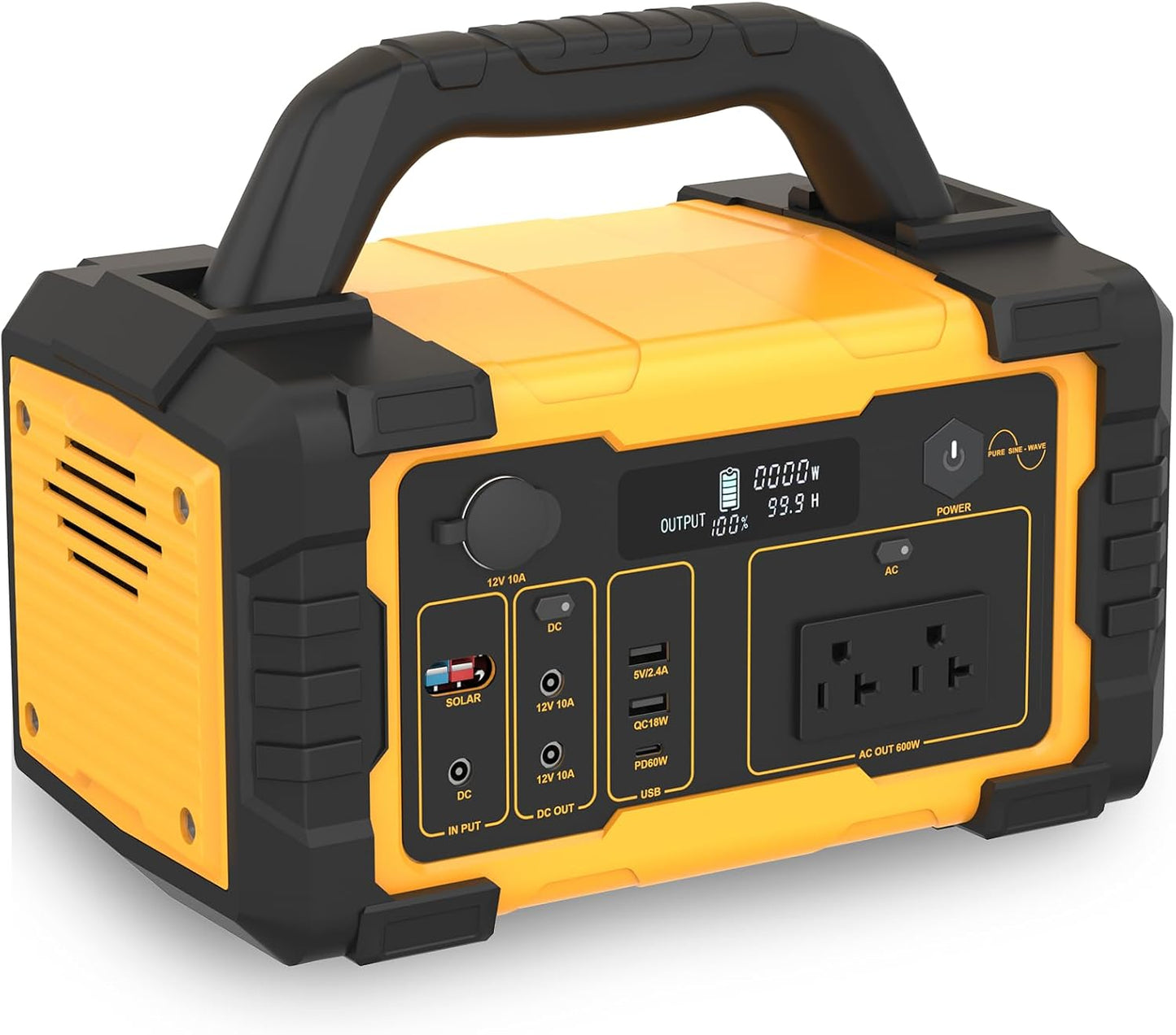 600W Portable Solar Power Station: Reliable Emergency Backup