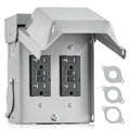 Outdoor Outlet Box Waterproof with Dual 20 AMP GFCI Receptacles