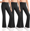 Girl's Flare Leggings High Waisted Yoga Pants - Comfortable Bootcut