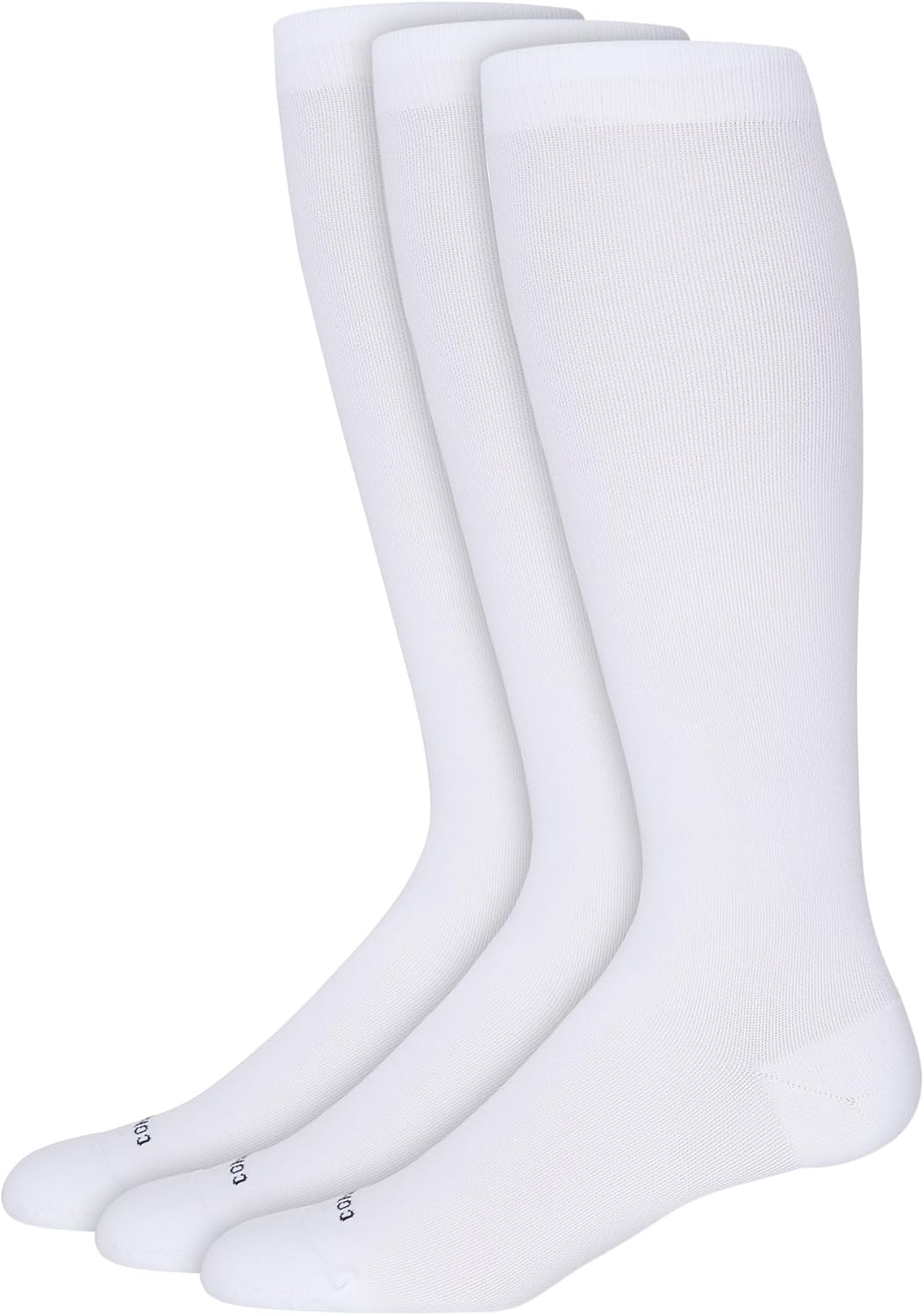 Comrad Nylon Knee High Compression Socks for All-Day Support