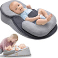 Rest Nest Baby Lounger Pillow with Strap - Supportive Infant Wedge