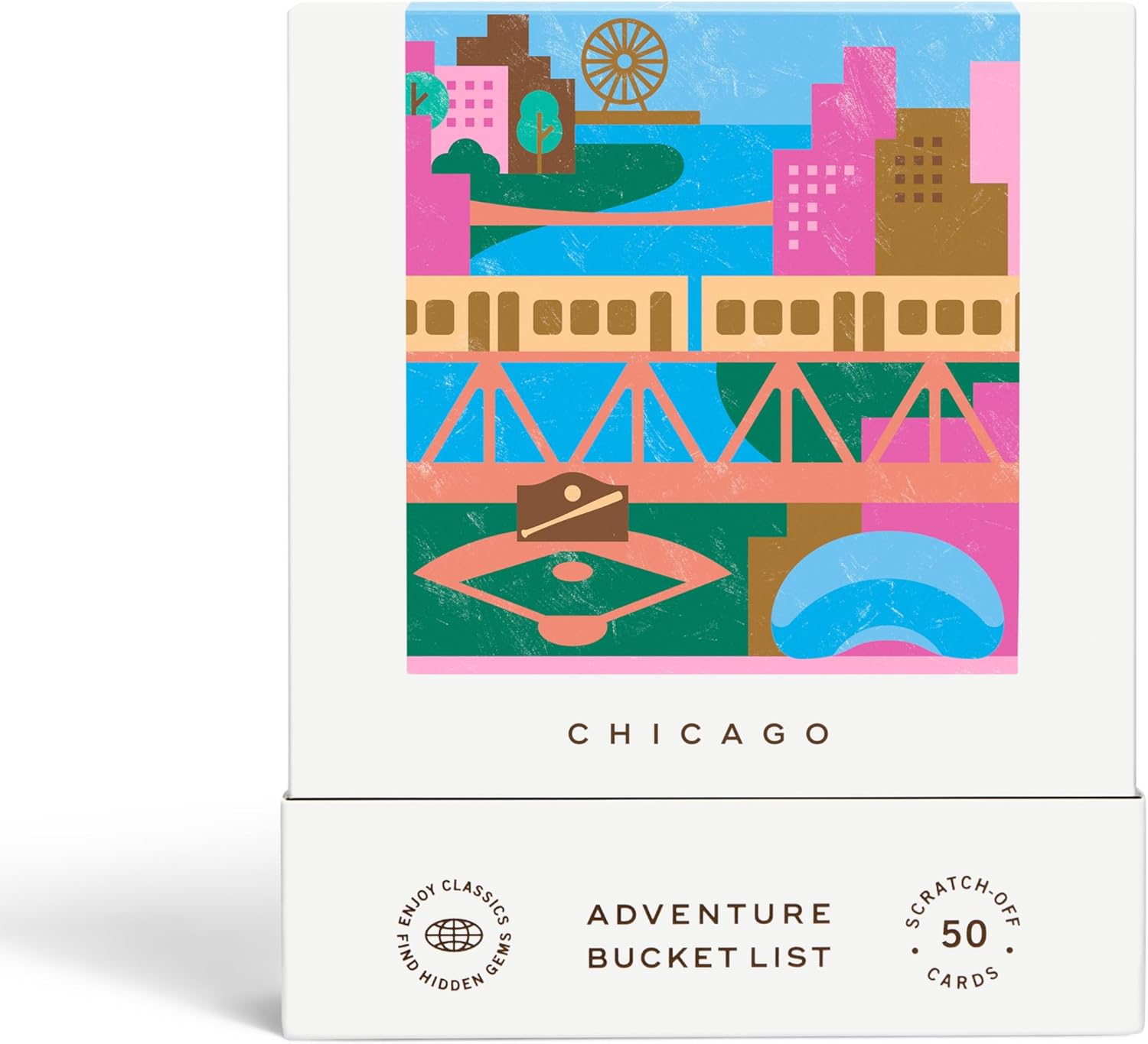 Chicago Adventure Bucket List: 50 Scratch-Off Cards for Fun