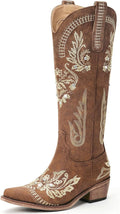 Lumeheel Cowboy Boots for Women - Sparkly Retro Country Style