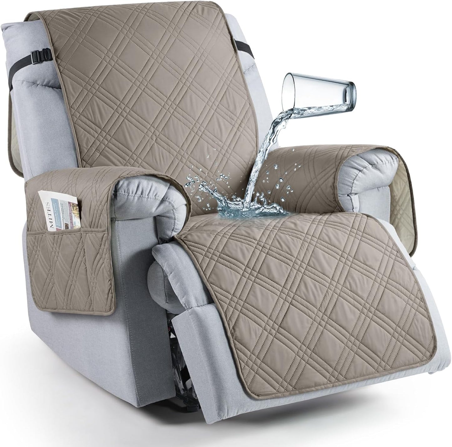 100% Waterproof Recliner Chair Cover for Large Recliners