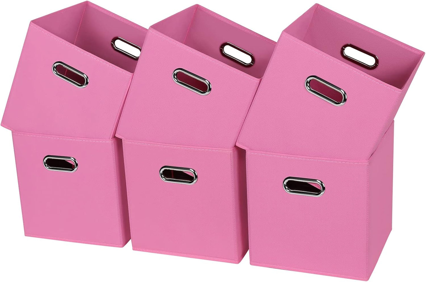 Black Fabric Cubby Storage Bins for Organizing Your Space