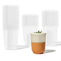 TOSSWARE NATURAL Arc Plant Based Cups 16 oz - Recyclable Party Cups
