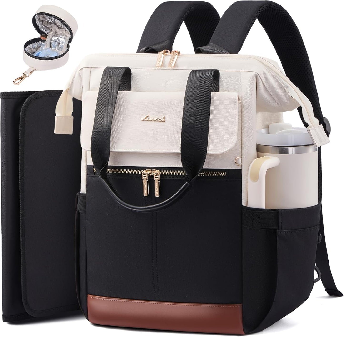 LOVEVOOK Baby Diaper Bag Backpack for Boys & Girls Travel Needs
