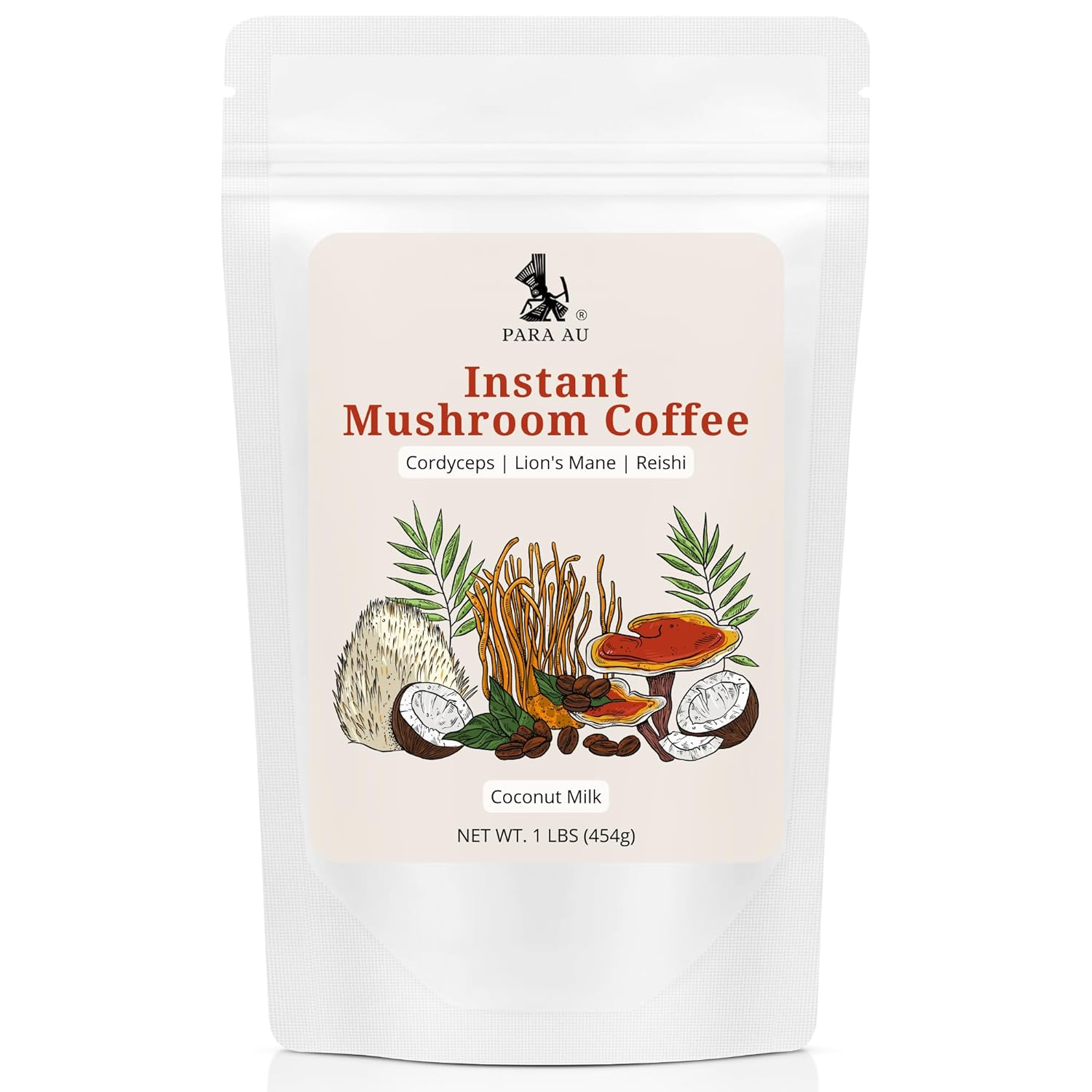 Instant Mushroom Nootropic Coffee | 16oz PARA AU