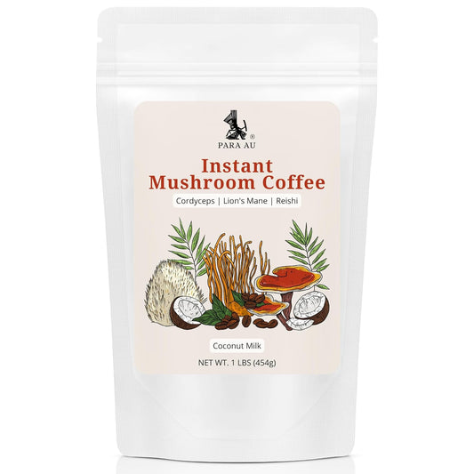 Instant Mushroom Nootropic Coffee | 16oz PARA AU