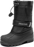 Boys & Girls Mid Calf Waterproof Winter Snow Boots - Durable Grip