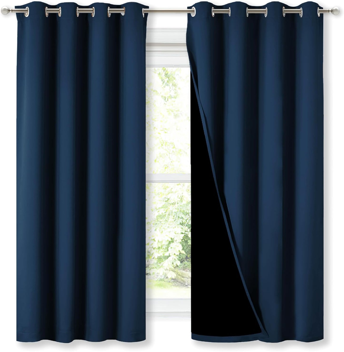 NICETOWN 100% Blackout Curtains for Energy Efficiency and Style
