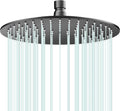 All Metal Rain Shower Head 10in - Heavy Duty Stainless Steel