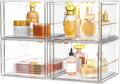Versatile Acrylic Makeup Organizer Drawer Set - Clear Storage for Desk