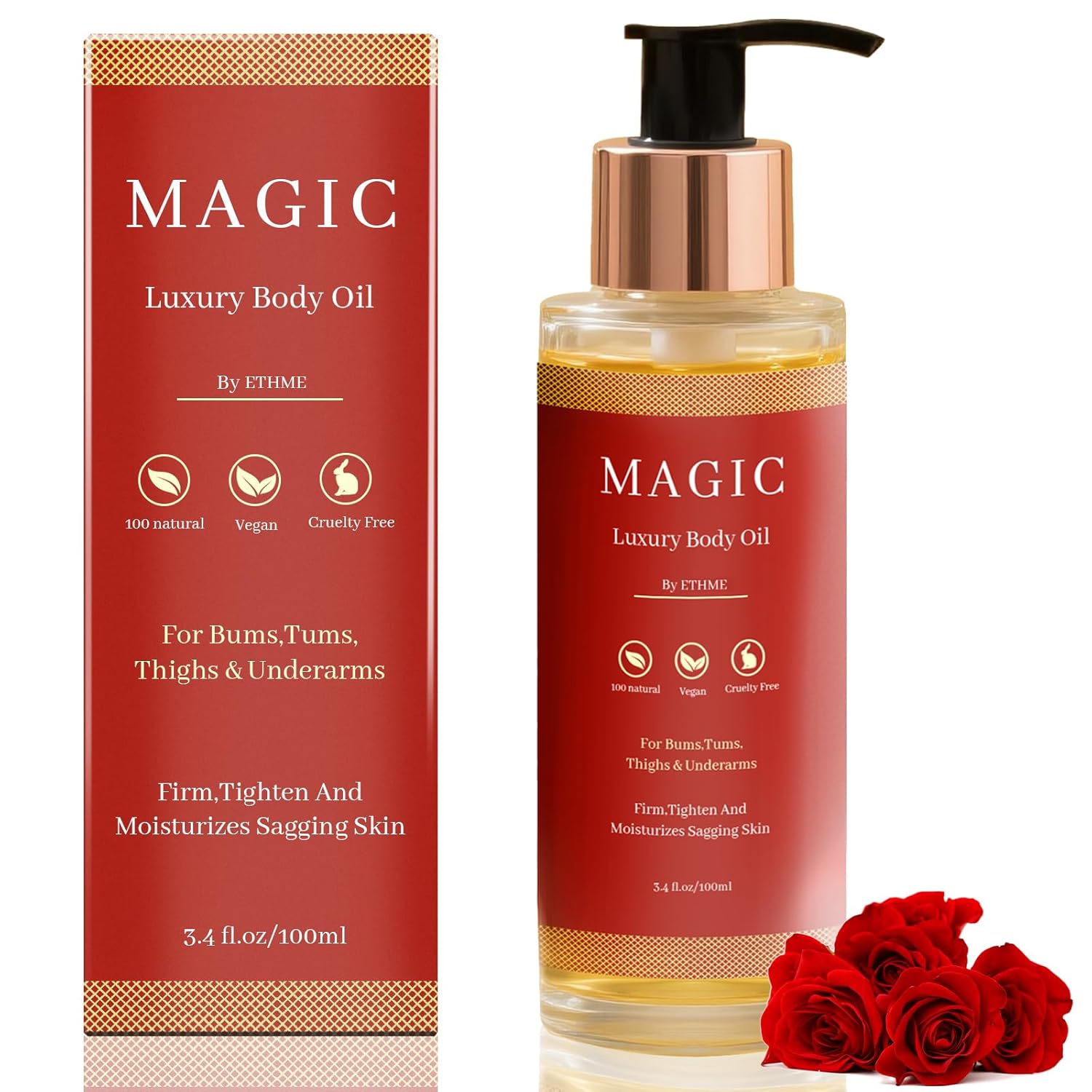 Magic Firming Body Oil for Intense Hydration & Skin Tightening
