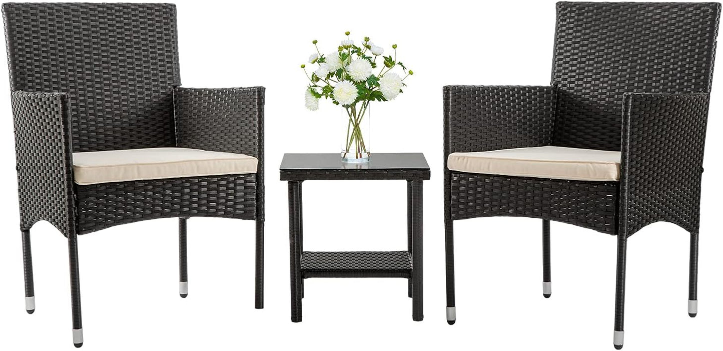 3-Piece Patio Furniture Set for Stylish Outdoor Seating