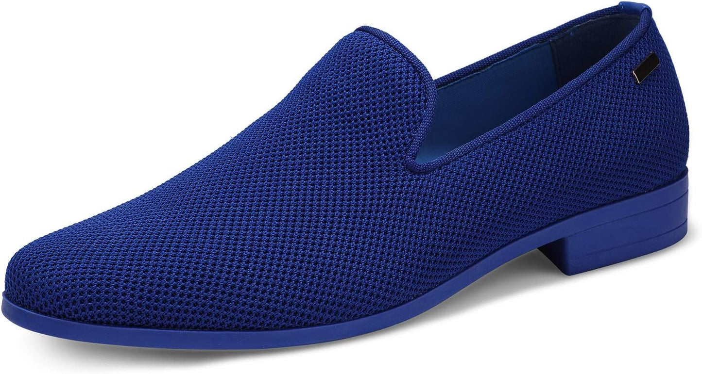 UUBARIS Mens Dress Loafers Tuxedo Slip on Shoes for Style