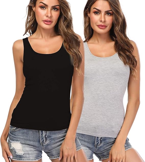 Camisoles for Women with Built in Bra by KIWI RATA