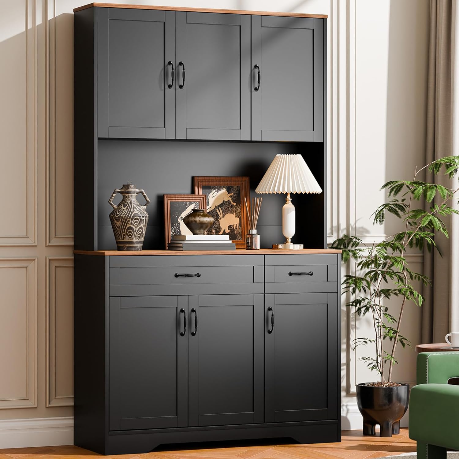 71 Tall Kitchen Hutch Cabinet - Organize in Style!