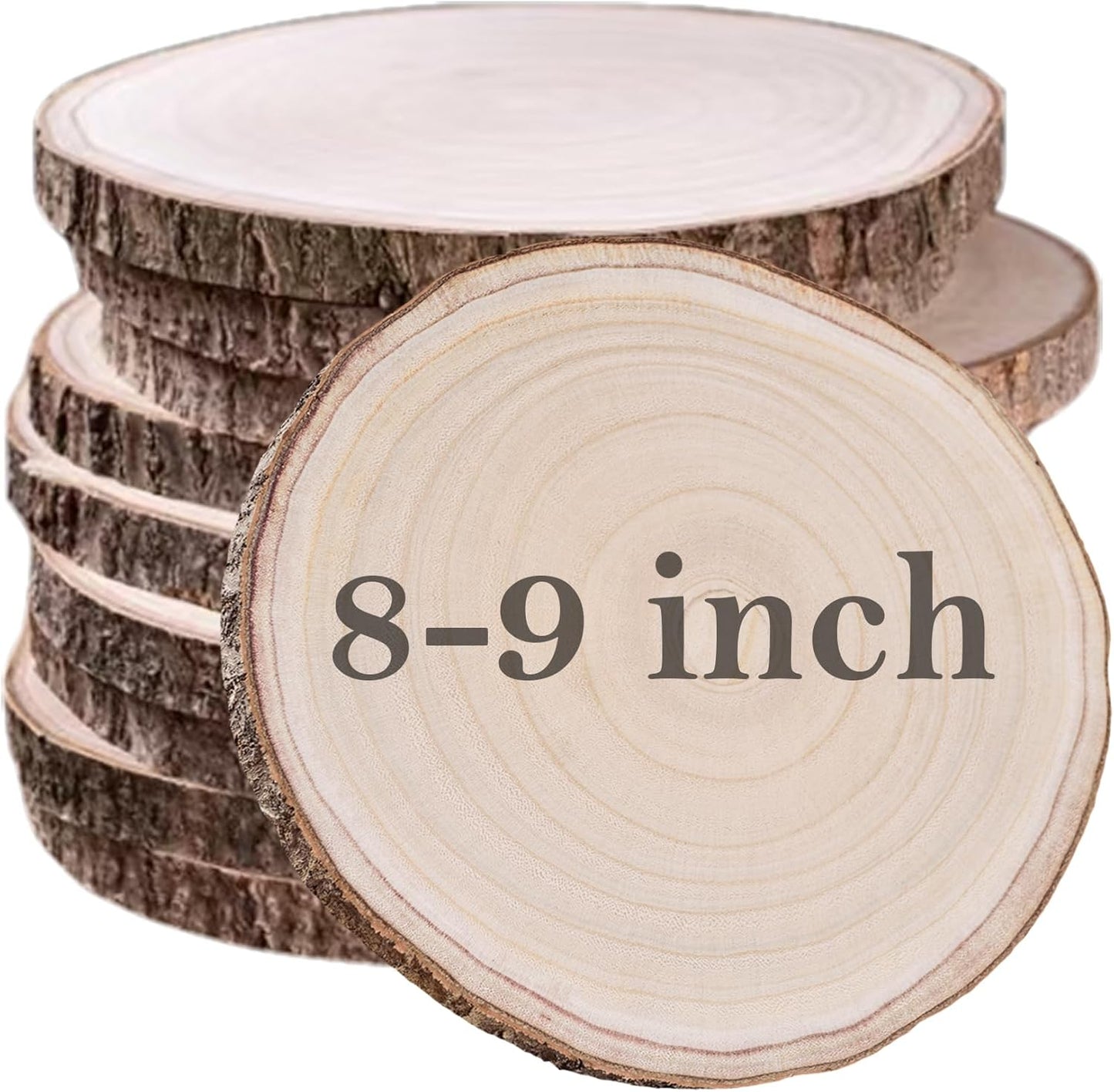 Natural Paulownia Wood Slices for Rustic Wedding Decorations