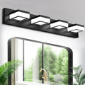 LED Modern Bathroom Lighting Fixtures Over Mirror - Dimmable 4-Light