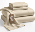 LANE LINEN California King Deep Pocket Sheets - 450 TC Sateen