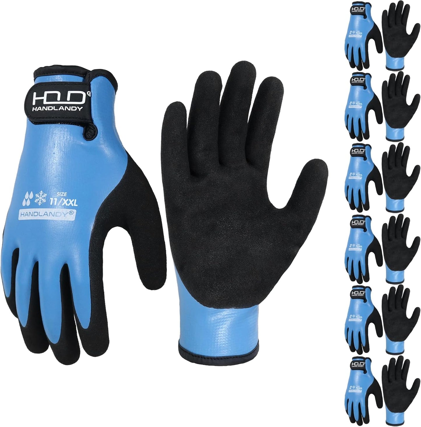 HANDLANDY Waterproof Work Gloves for Cold Weather Tasks
