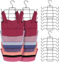 Tank Top Hanger 6 Pack Metal Space Saving Organizer - Holds 8 Each
