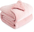 Weighted Blanket Twin 15 Pounds for Adults - Cozy Sherpa Sleep Aid