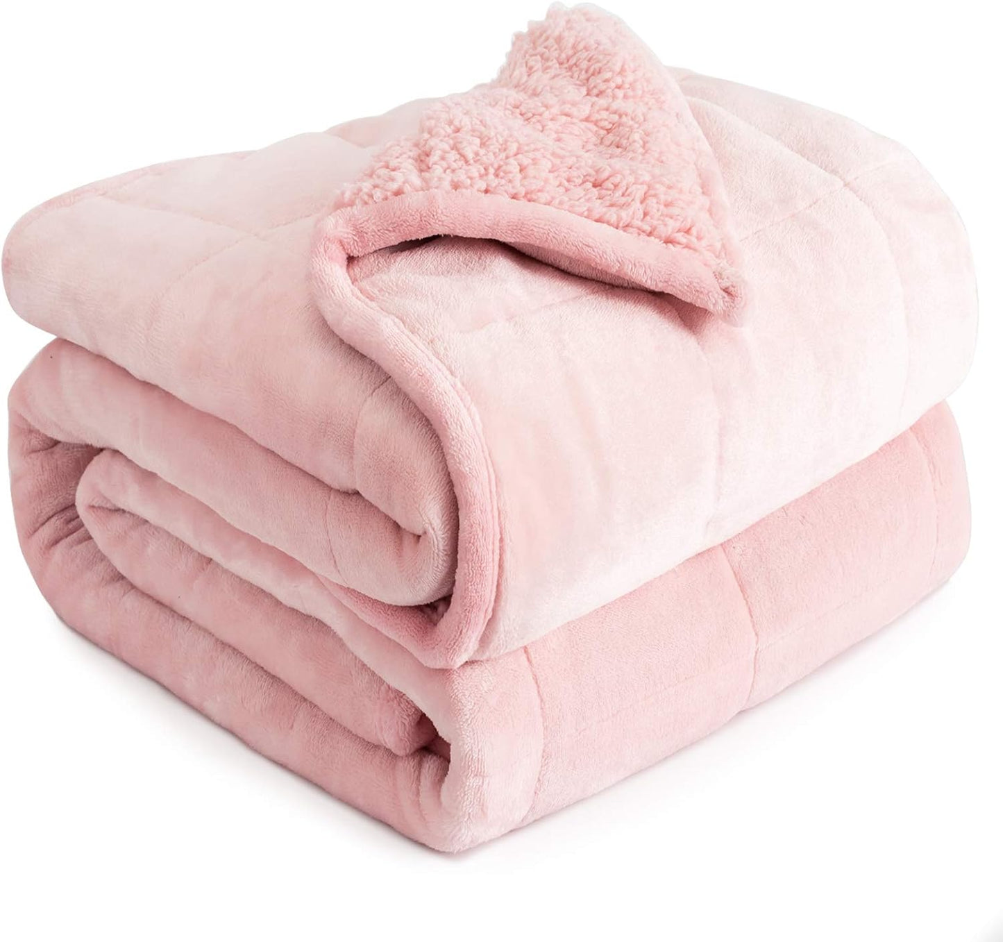 Weighted Blanket Twin 15 Pounds for Adults, Plush and Cozy