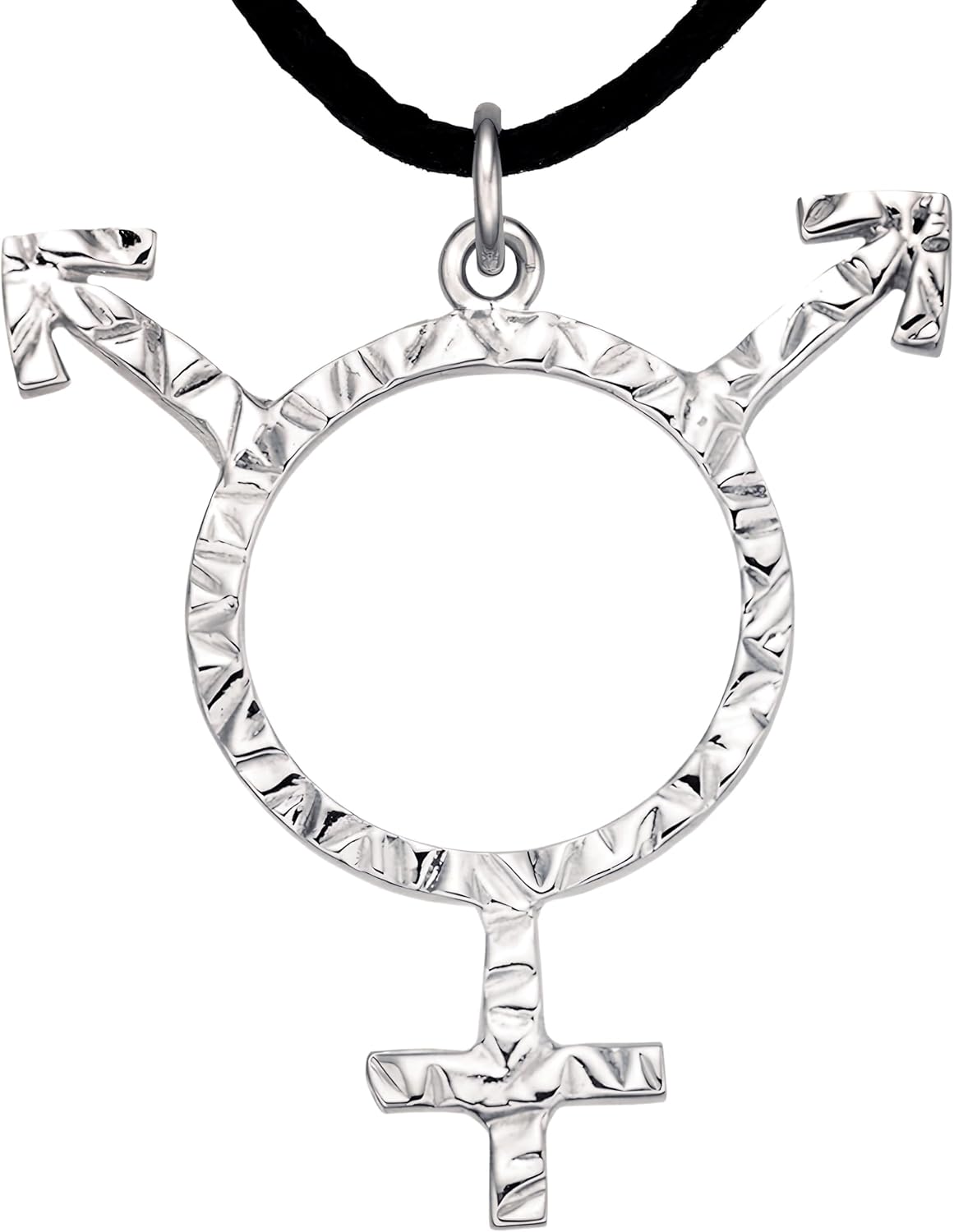 PRIDE Fashion Gender Symbols Pendant in 925 Sterling Silver