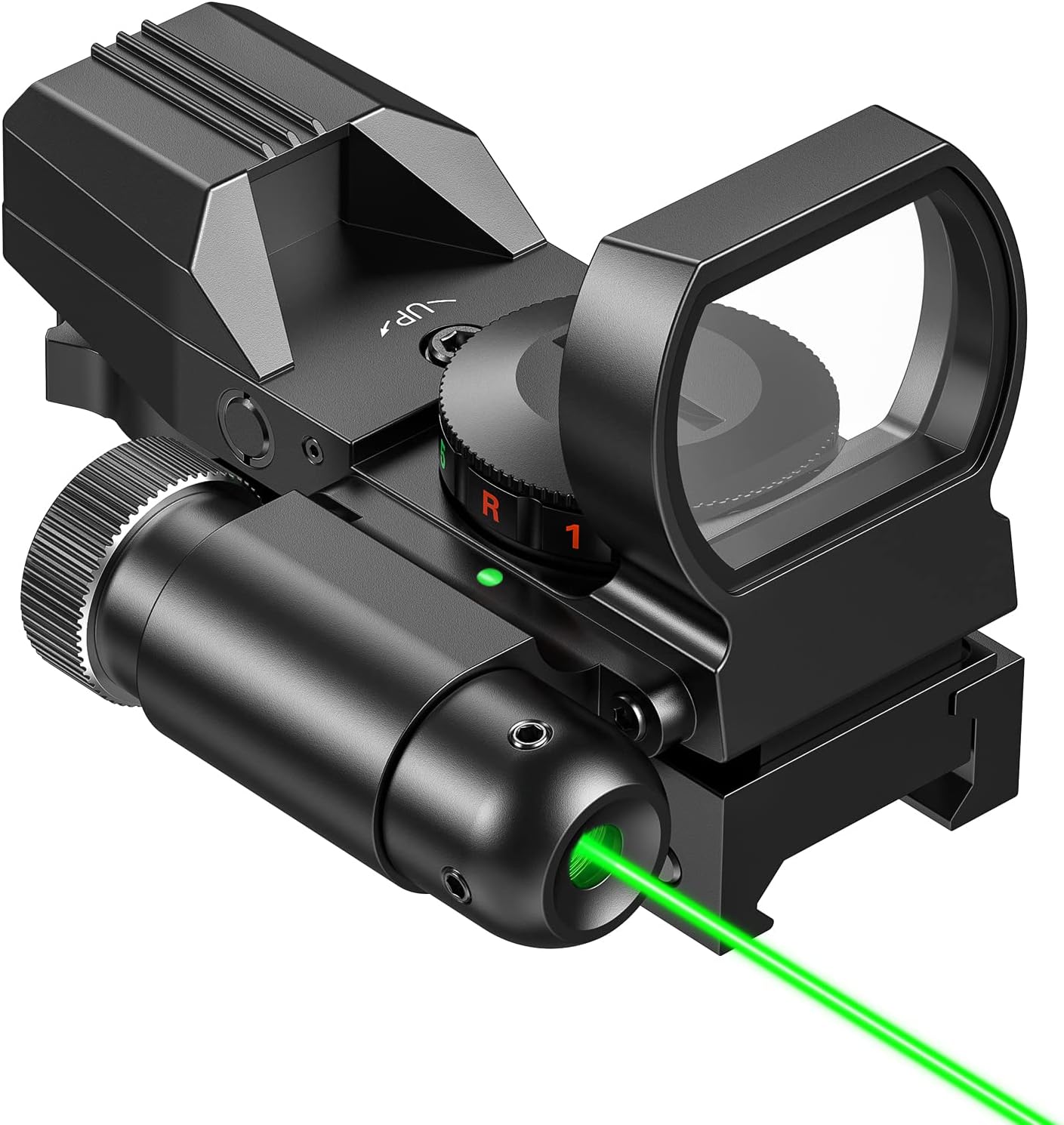 CVLIFE 1X22X33 Reflex Sight with Green Laser for Precision