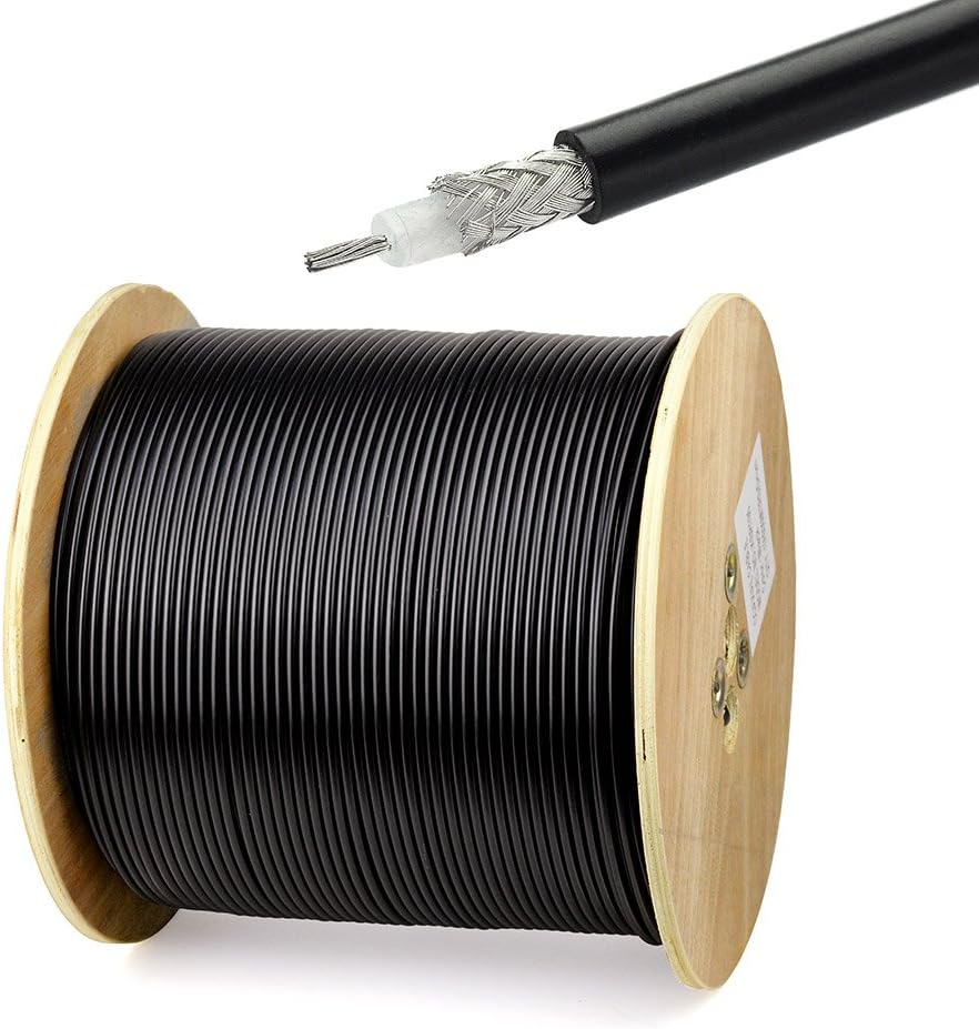 Superbat RG58 Coaxial Cable 100ft for CB Radio Antenna Use