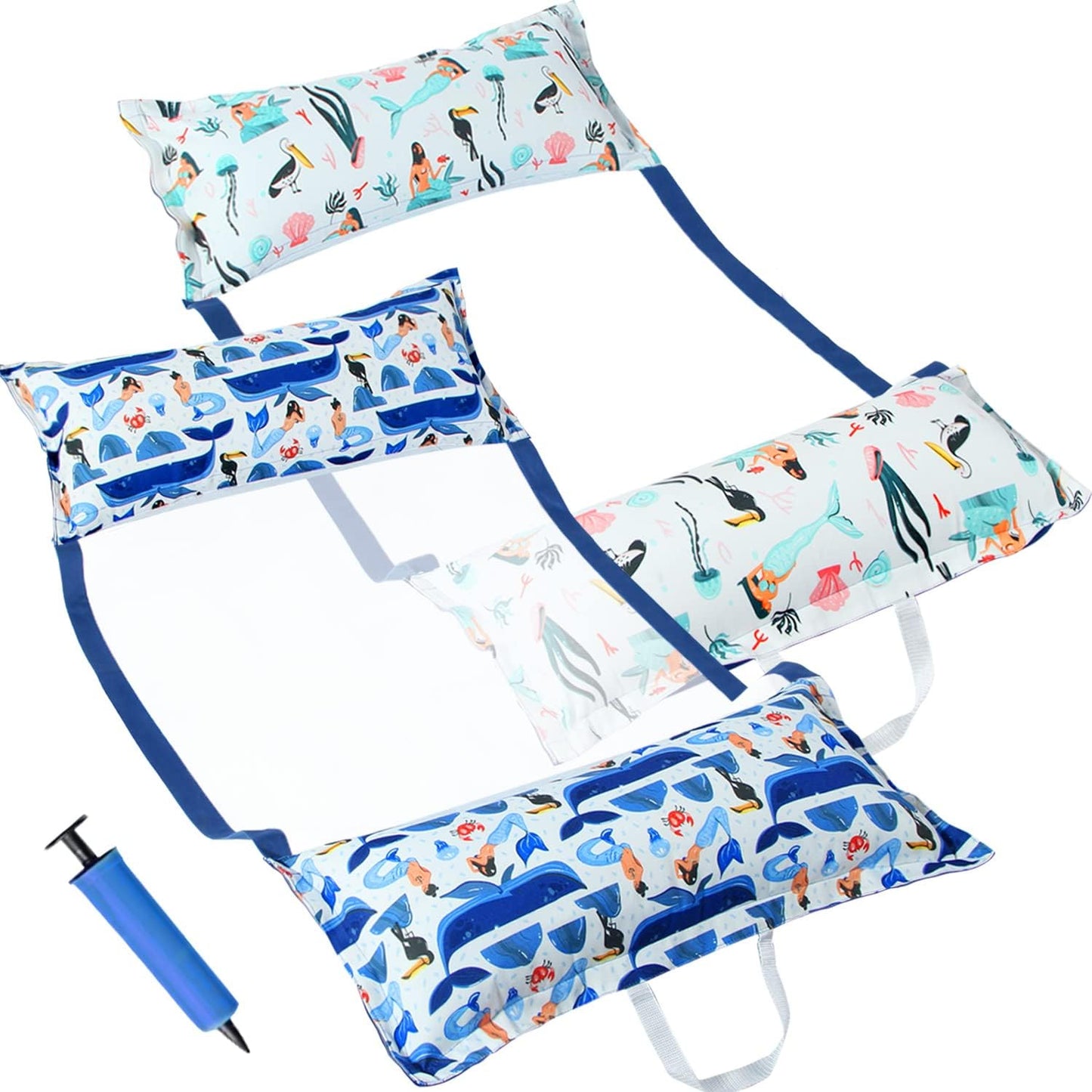 FindUWill 2-Pack Fabric Pool Floats for Ultimate Relaxation