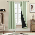 100% Blackout 340 GSM Curtains 52x72 in 2 Panels - Full Shade