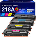 High-Yield 218A 218X Toner Cartridges 4 Pack for HP Printers