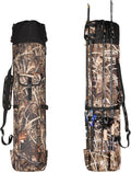 Wowelife Fishing Rod Carrier Bag - Organize 5 Rods and Gear