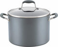 Anolon Advanced Home 10 Qt Hard-Anodized Stock Pot - Durable Nonstick
