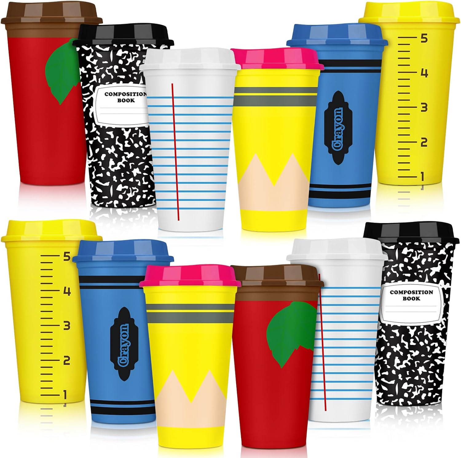 Skylety Teacher Appreciation Gifts Bulk Elegant Coffee Cups