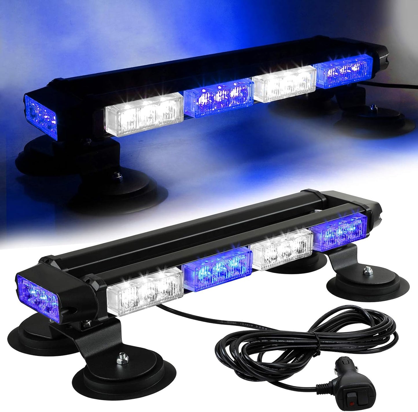 ASPL 16.8 Inch LED Strobe Light Bar for Emergency Vehicles