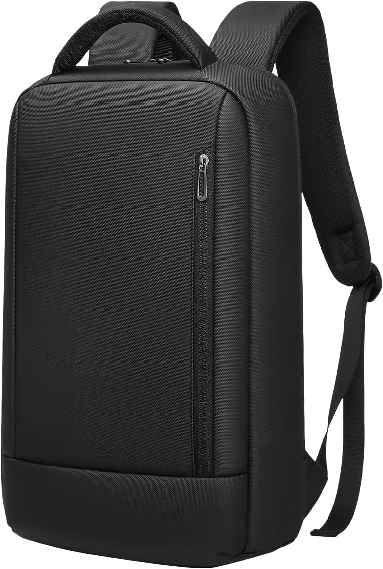 Slim Laptop Backpack for Men, Waterproof Business Backpack