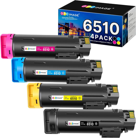 Phaser 6510 Toner Replacement for Workcentre 6515 - 4 Pack