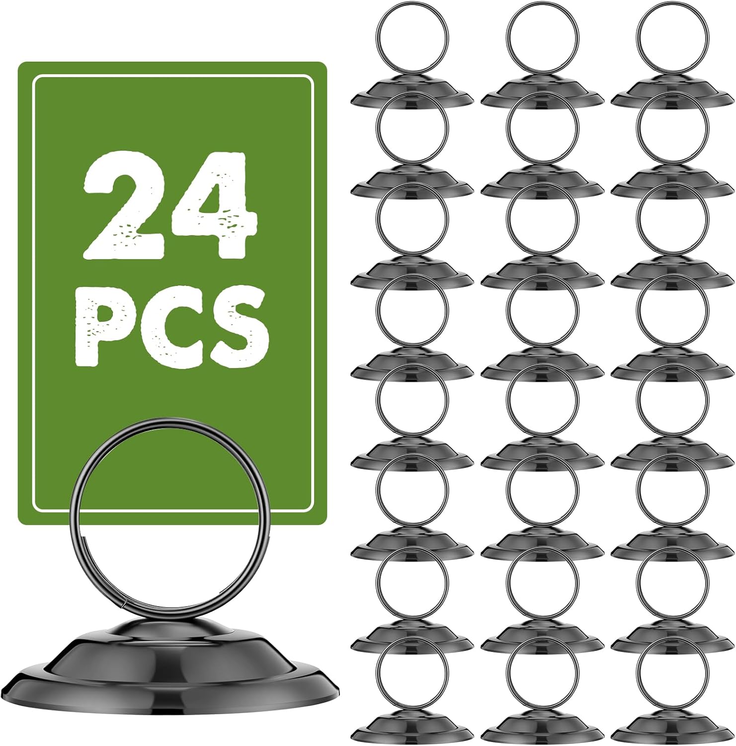 24 Pcs Table Number Holders for Weddings and Events