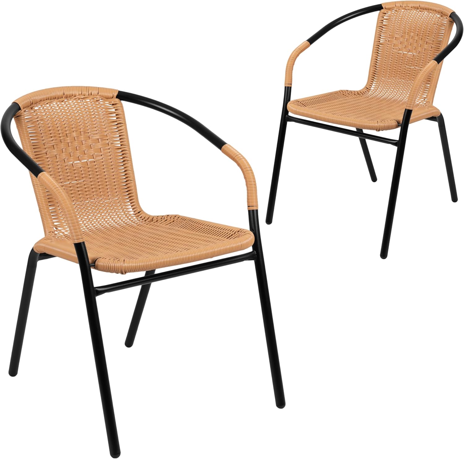 Versatile Rattan Indoor-Outdoor Stack Chair for Any Space