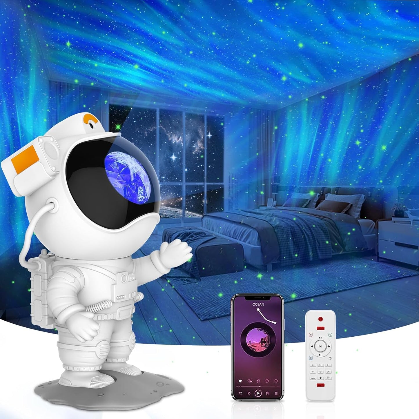 32 Aurora Lighting Effects Star Projector by HEKIWAY